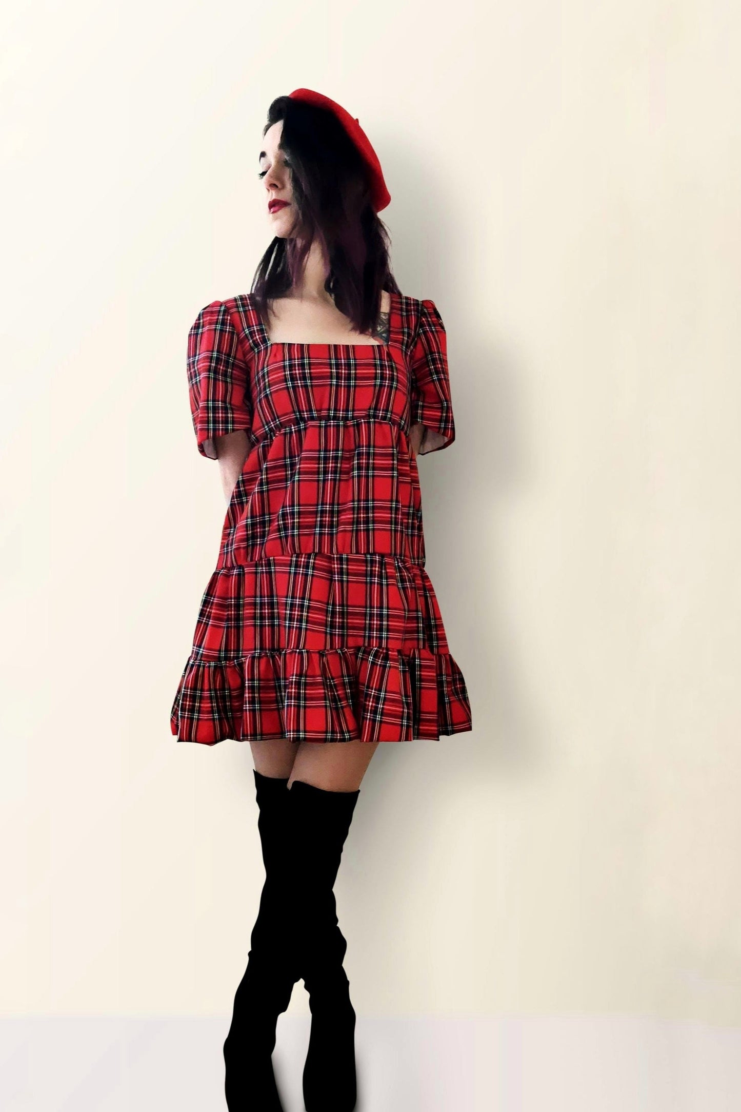tartan dress