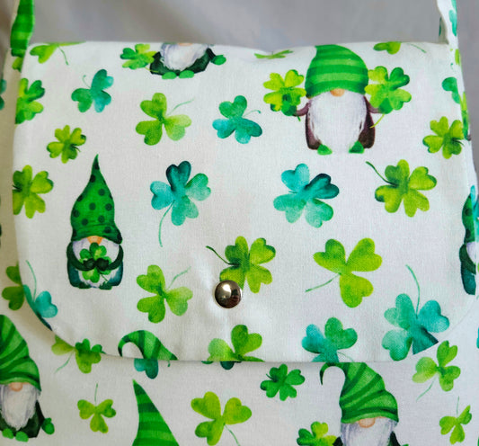 Handmade shamrock kid bag
