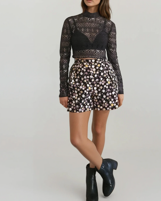 High rise Short with side pocket