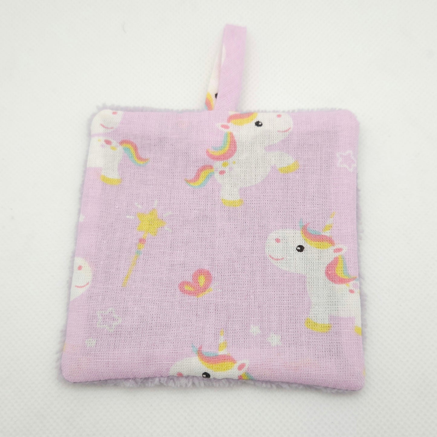 wipe with unicorn pattern