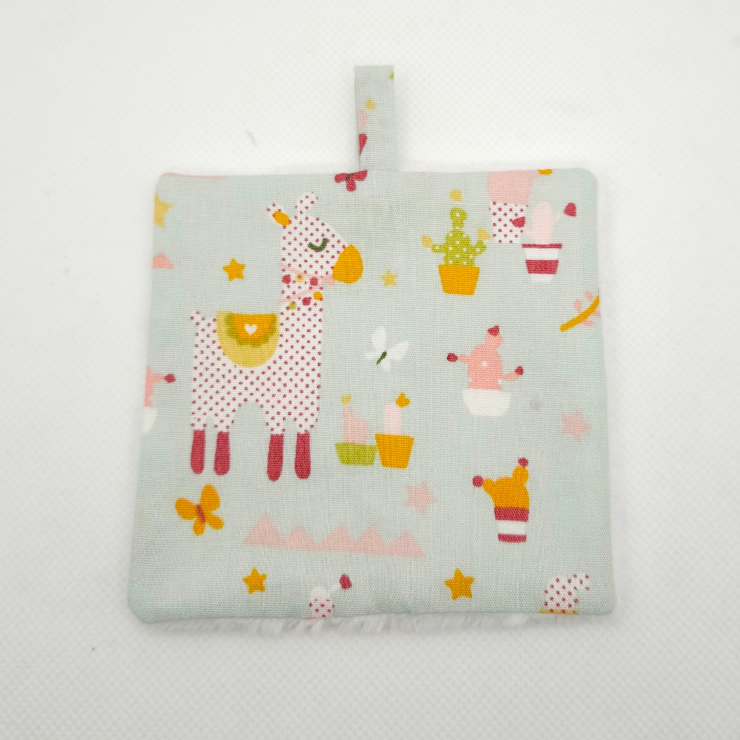 LLama pattern on a washable wipe