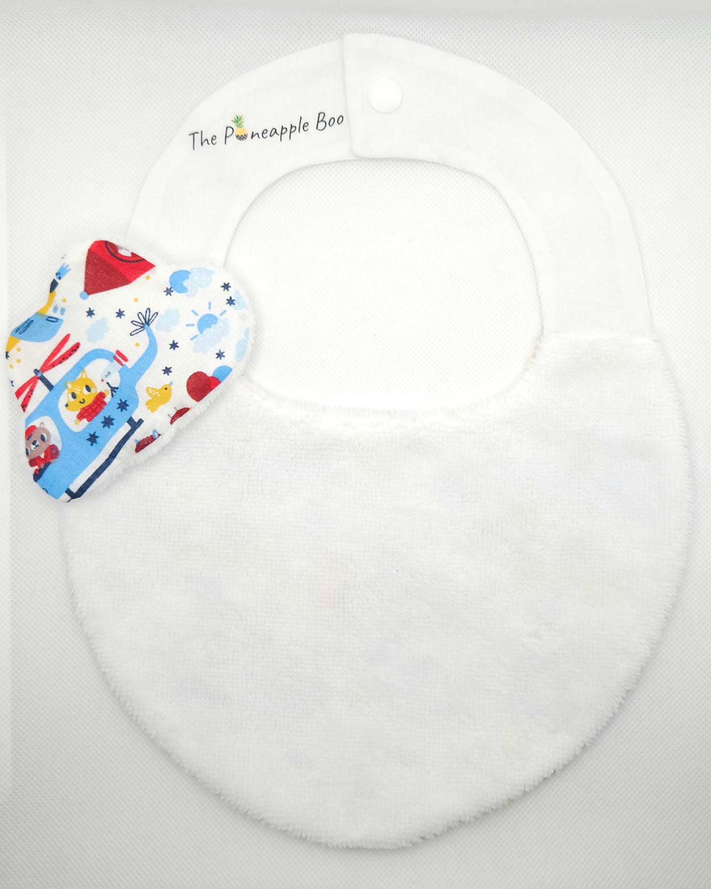 Handmade Baby bib with oeko-tex standard 100 fabric