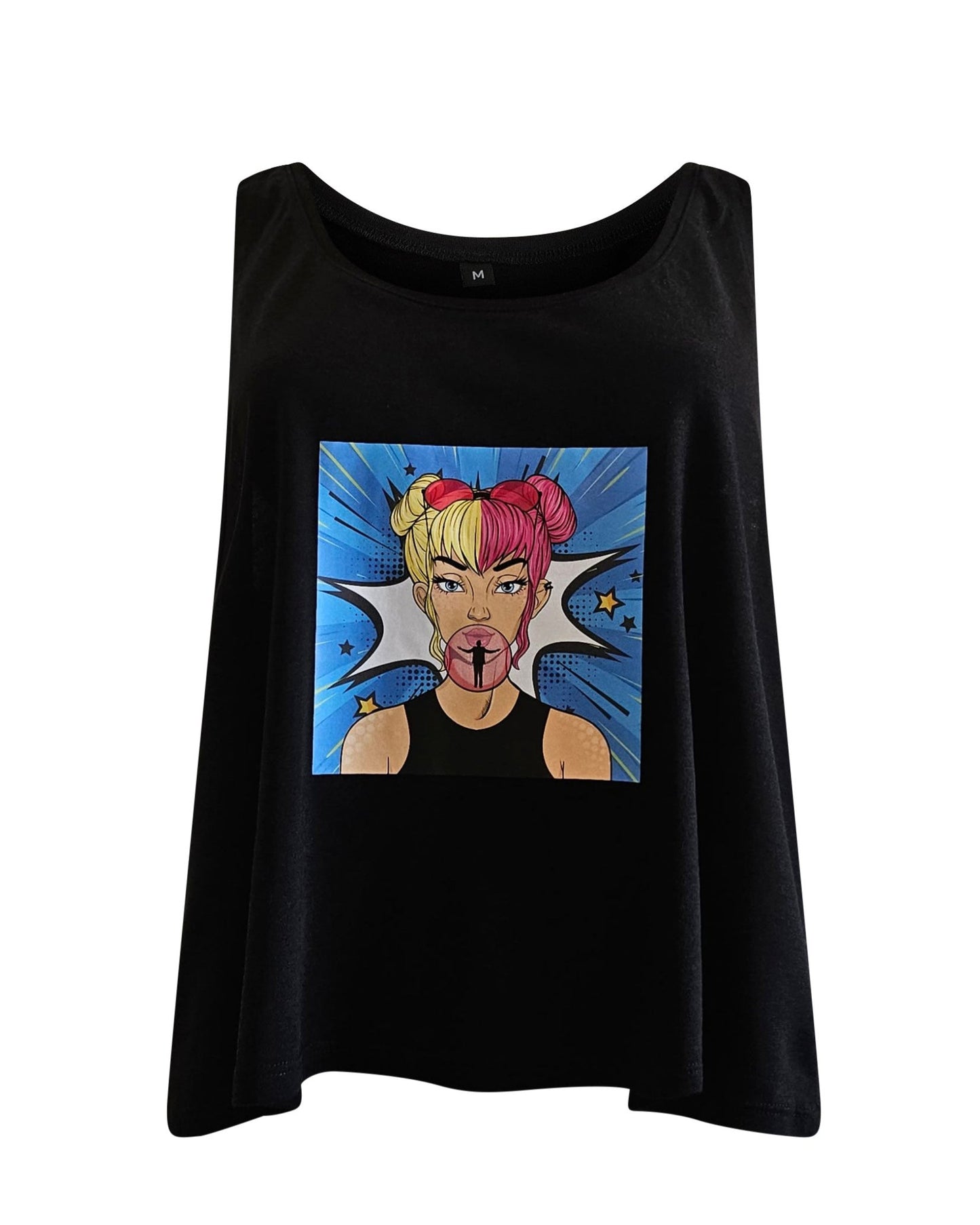 Sleeveless Bubblegum top