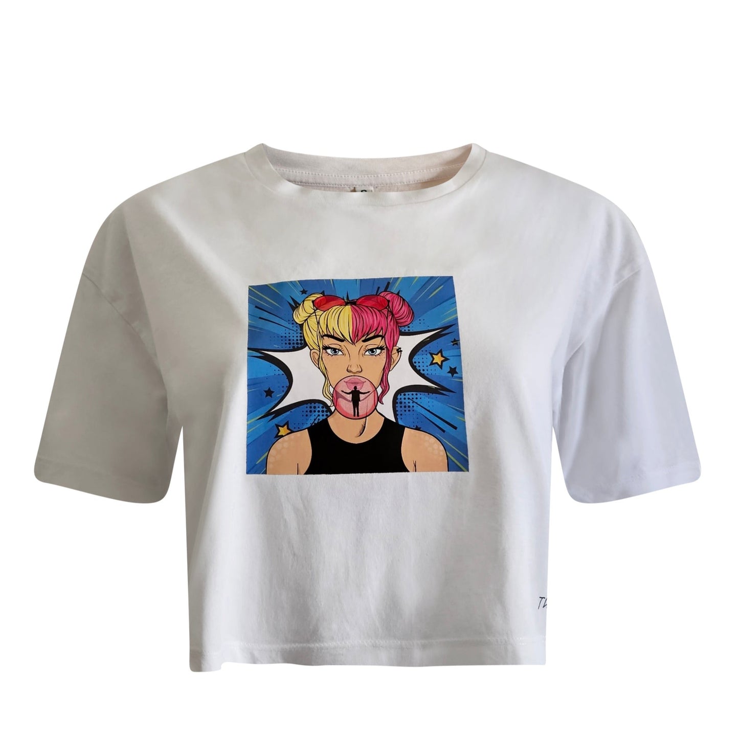 Bubblegum Crop T-shirt