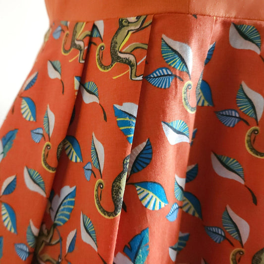 Close up look of cotton, oeko-tex fabric 
