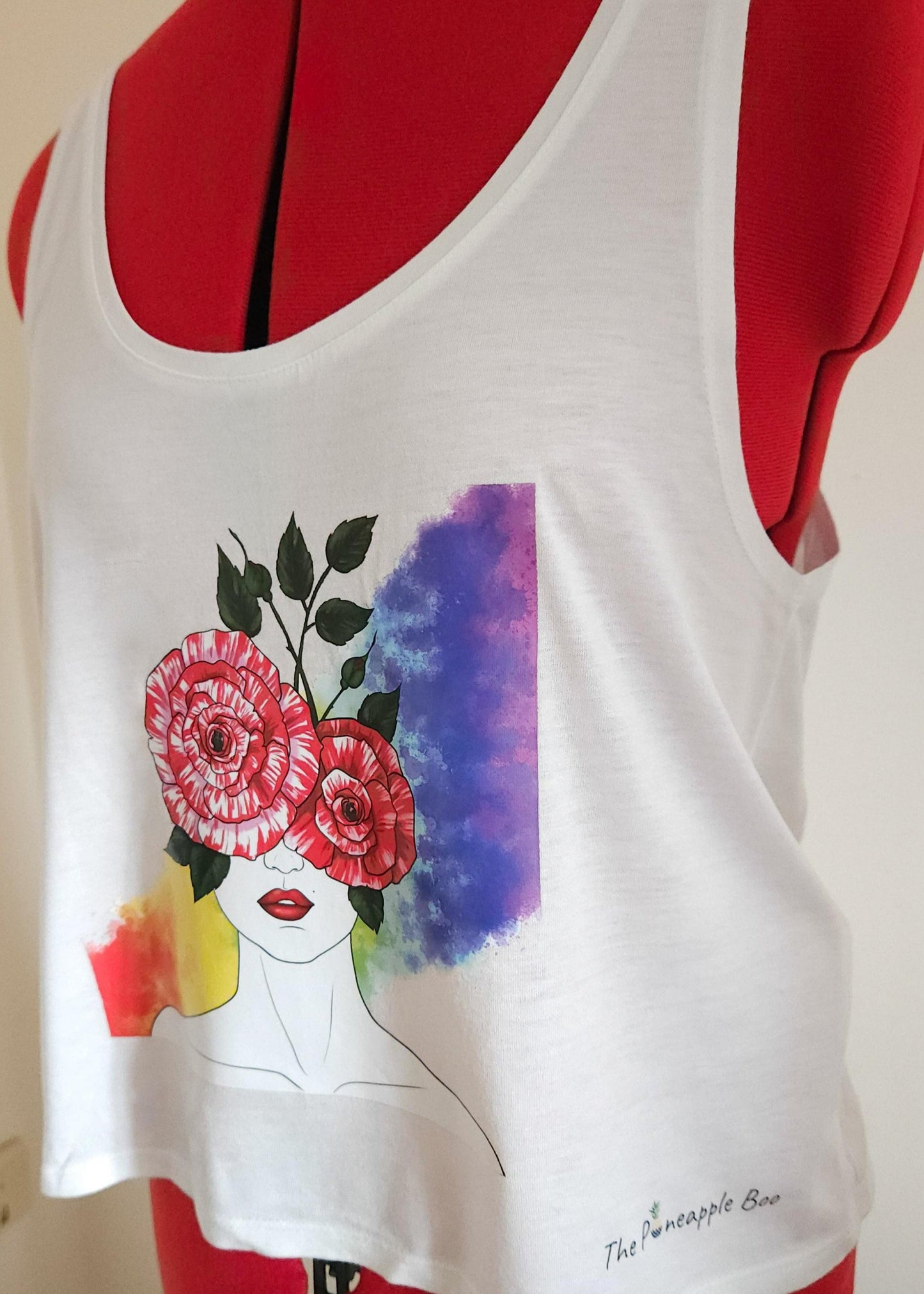 Love and Flower sleeveless top