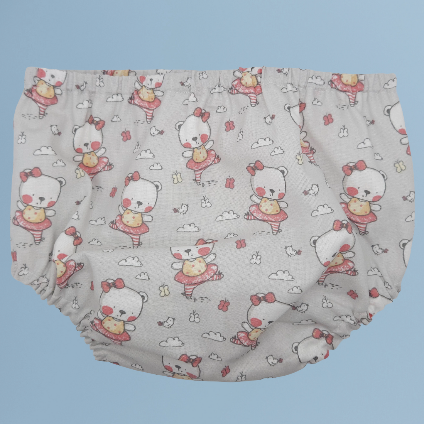 handmade cotton nappy cover with cartoon character pattern 