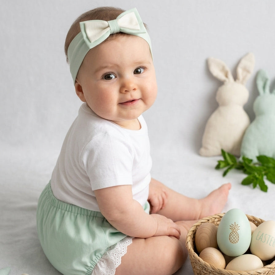 handcrafted headband easter theme