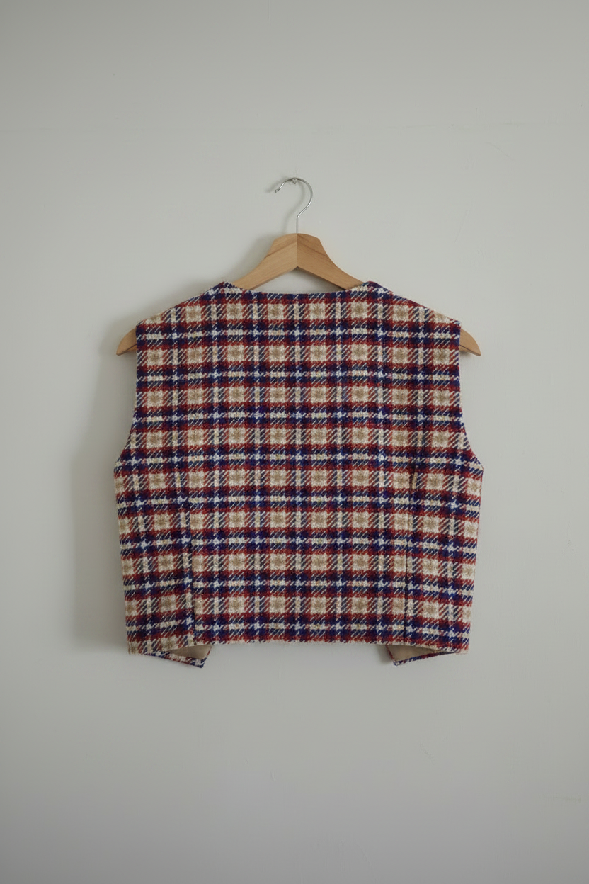Plaid Waistcoat