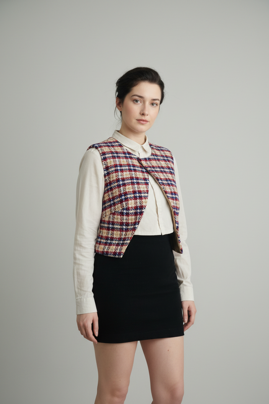Plaid Waistcoat